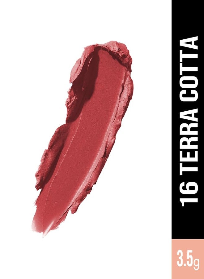 Million Colors Oh Lala Lady Bullet Lipstick | Long-Lasting Creamy Matte Finish | Enriched with Vitamin E & Castor Oil | Nourishing & Moisturizing | 3.5g (Terra Cotta 16) - Image 2