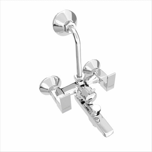 Johnson Bathrooms Johnson Nova Wall Mixer 2 in 1 with Bend Pipe | Space Saving | Provision for Hot & Cold Water| Versatile Faucet for Kitchens and Bathrooms| 10 Years Warranty - Image 4