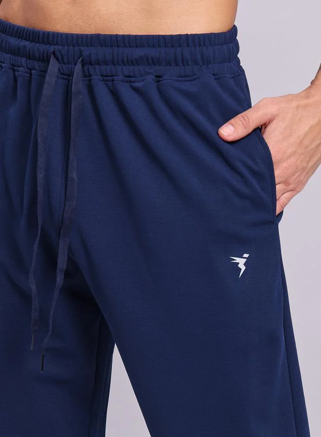 Technosport 4-Way Stretch Slim Fit Track Pants by Styli