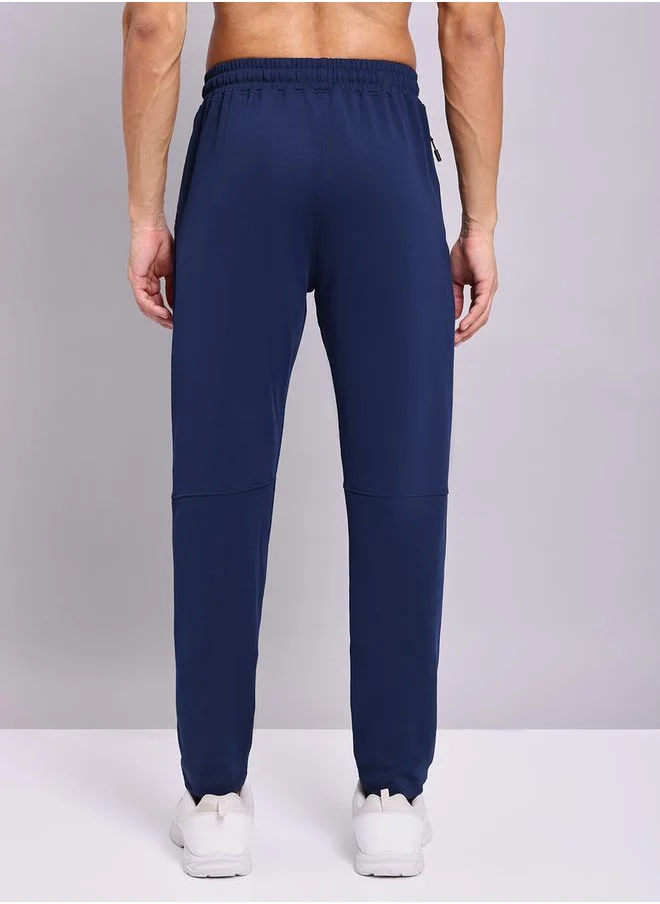 Technosport 4-Way Stretch Slim Fit Track Pants by Styli