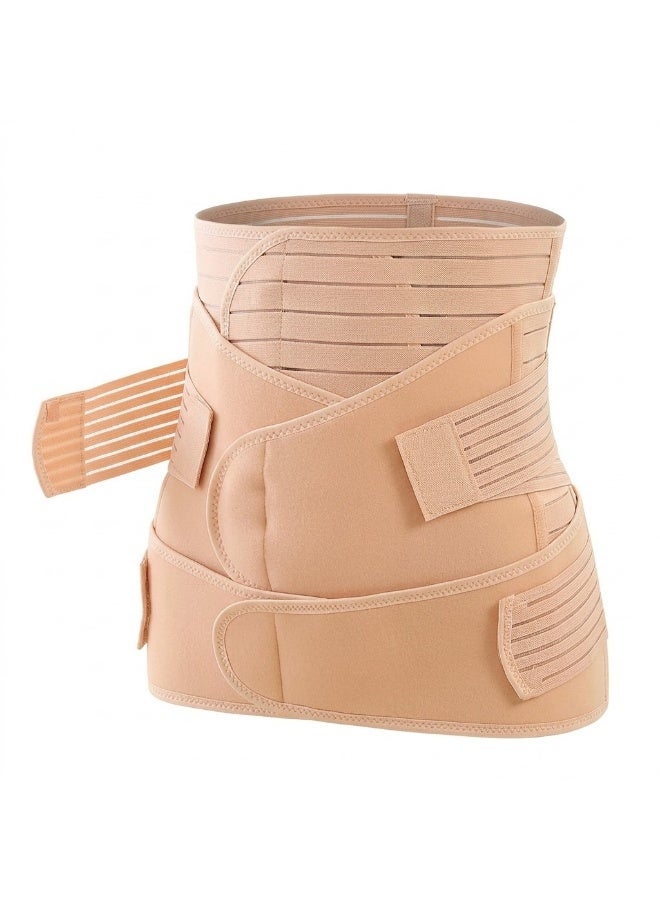 3-in-1 Postpartum Recovery Support Belt for Women, Adjustable Belly Waist and Pelvic Wrap with Comfortable Compression for Daily Support After Delivery - Image 1