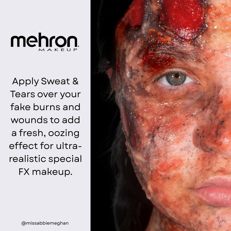 Mehron Makeup Sweat & Tears | Professional Special Effects Liquid for Fake Tears and Sweat 1 fl oz (3 g) - Image 5