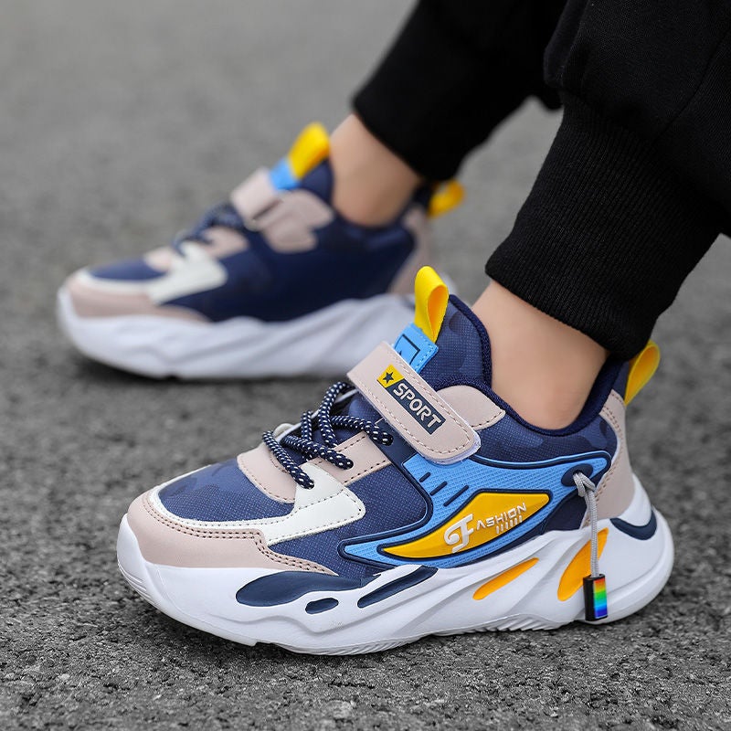 Mesh Sneakers Lightweight Flexible Sole Walking Shoes For Kids Indoor And Outdoor Activities - Image 2