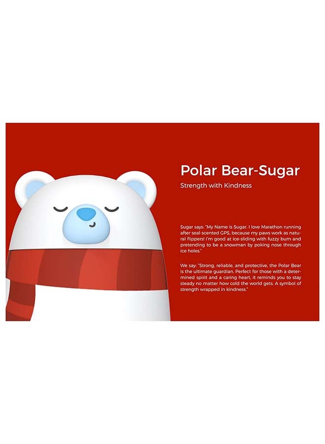 Utilife Zoofiesta Kids Insulated Food Jar - Polar Bear - Vacuum Thermos for Hot & Cold Meals - Image 4