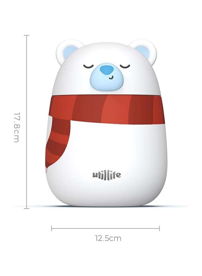 Utilife Zoofiesta Kids Insulated Food Jar - Polar Bear - Vacuum Thermos for Hot & Cold Meals - Image 2