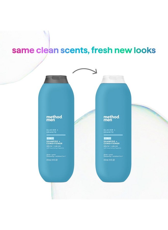 Method Men 2-in-1 Shampoo + Conditioner, Glacier + Granite, 14 oz - Image 4