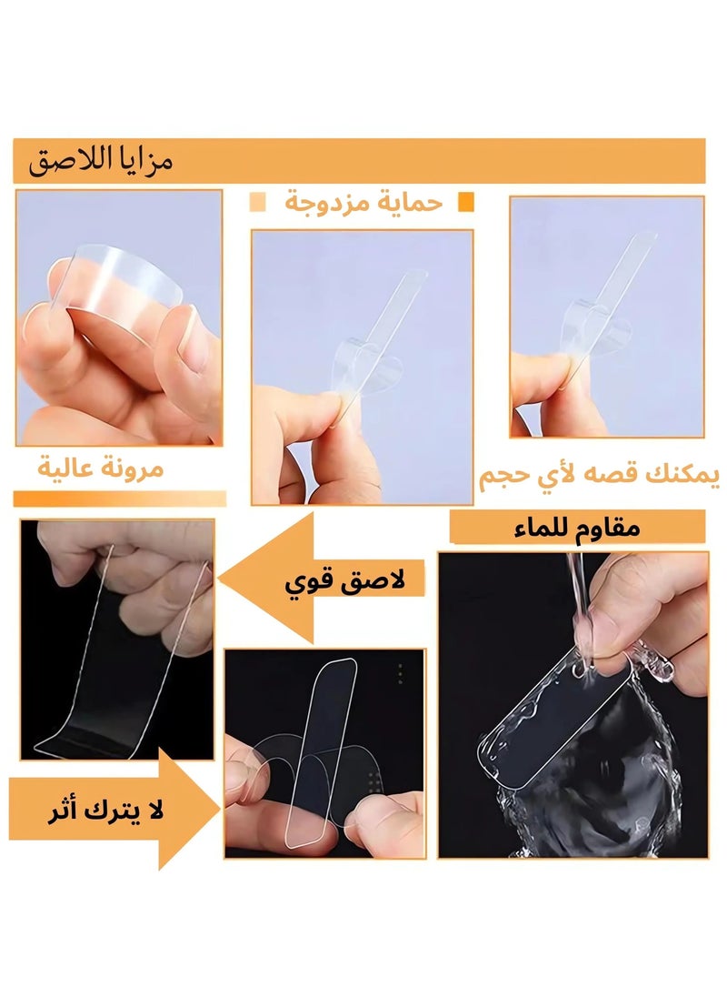 ماركة غير محددة 36 قطعة لاصق شفاف متعدد الاستخدامات  - Image 2