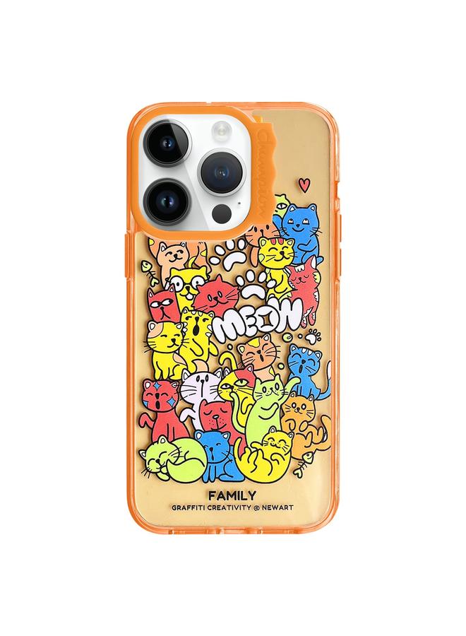 Zaboon Case For iPhone 13 Pro Colorful Wave Circle Creative Pattern Phone Case - Image 1