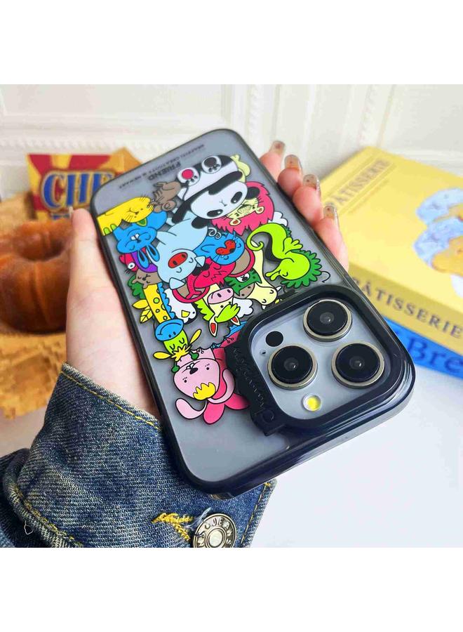 Zaboon Case For iPhone 13 Pro Colorful Wave Circle Creative Pattern Phone Case - Image 3