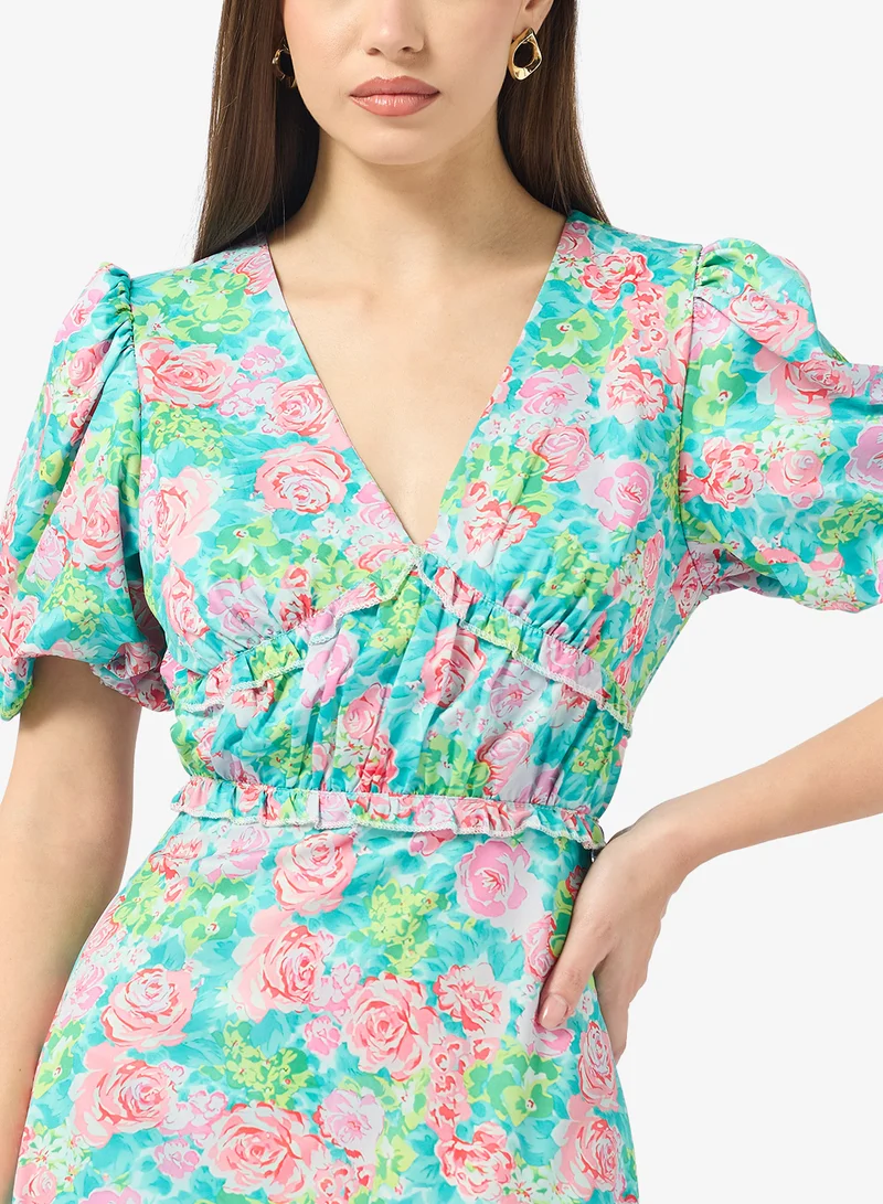 Ella  FLoral Print Dress for Women | Best Price UAE