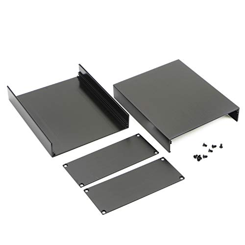 JIUWU 125x51x150 mm Aluminum Box DIY Project Enclosure Surface Drawing Process Split Case for PCB Audio Amplifier Power Supply - Image 3