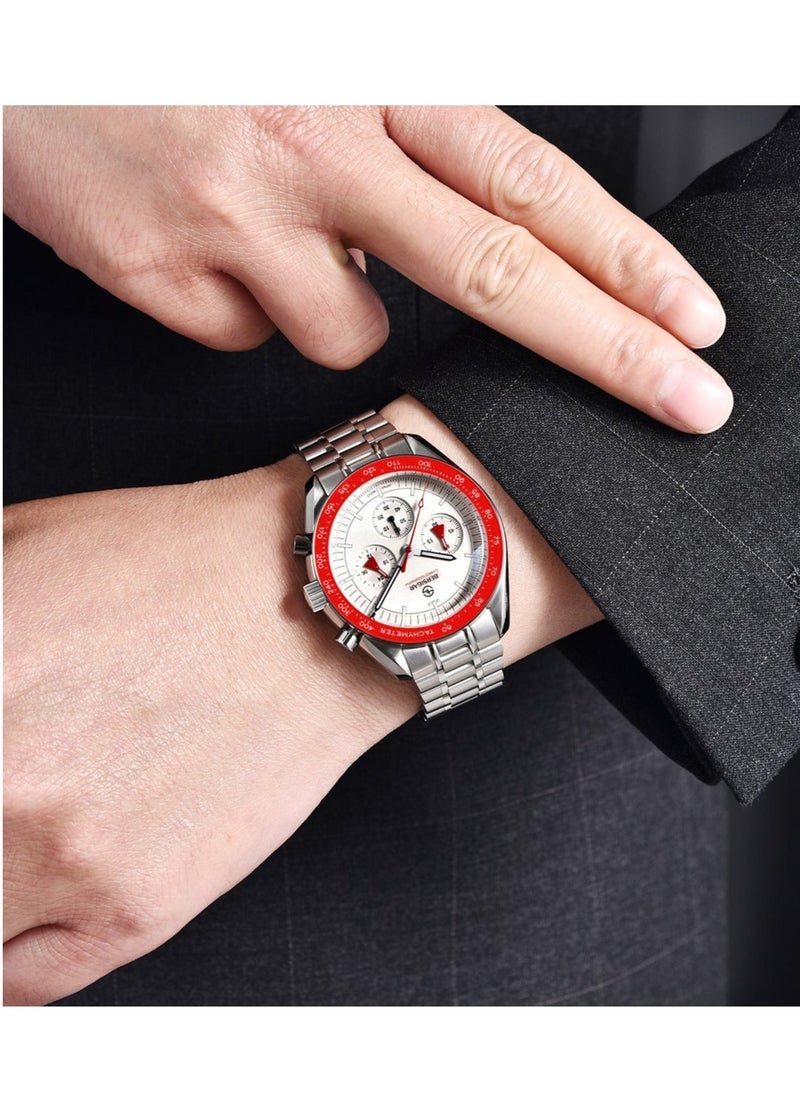 بيرسيجار ساعة Bersigar BG-1701 Ocular Luxury Design مقاومة للماء من الفولاذ المقاوم للصدأ  - Image 3