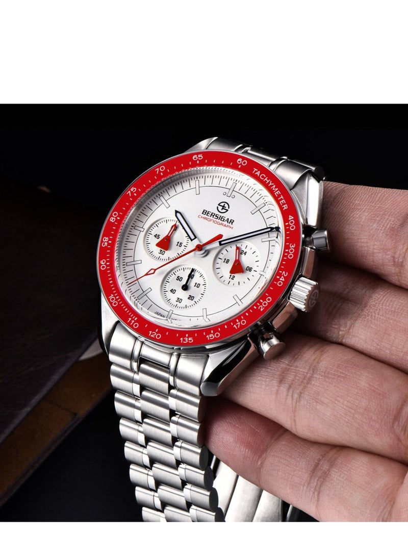 بيرسيجار ساعة Bersigar BG-1701 Ocular Luxury Design مقاومة للماء من الفولاذ المقاوم للصدأ  - Image 2