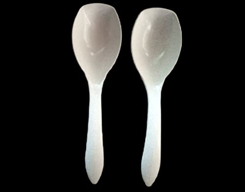 Lifeplast Microwave Safe .100% BPA Free Food Grade Virgin,Big Serving Spoon with Glossy Finishing(Set of 2) - Image 1