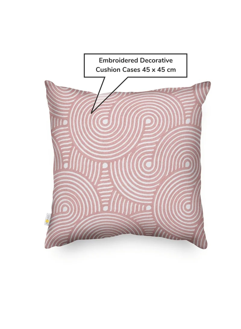 Donetella Decorative Embroidered Cushion Cover45x45Cm(Without Filler)