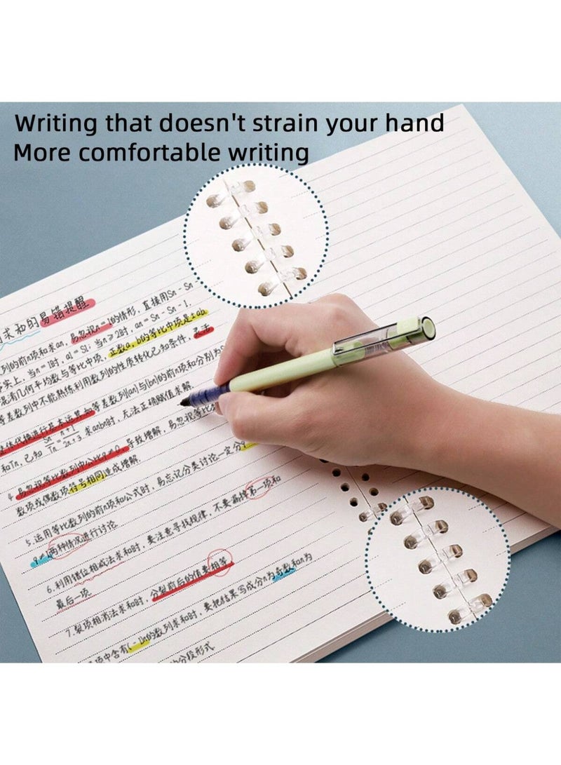 Generic Aesthetic Butterfly-Themed Loose-Leaf Notebook A5/B5 – 60 Sheets (120 Pages) Lined Paper, Tearable Pages with Ring Binding, Soft Waterproof PP Cover, Refillable Spiral Binder Journal for School, Office, Daily Writing, Gifts & DIY Stationery  - Image 2