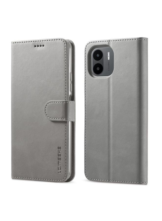 The Bros Case For Xiaomi Redmi A2 Calf Texture Leather Phone Case