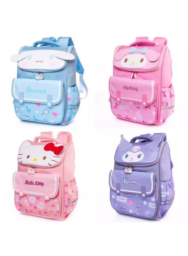 Sanrio Kuromi Kids School Backpack – Cute Purple Cartoon Design, Lightweight & Spacious - Image 2
