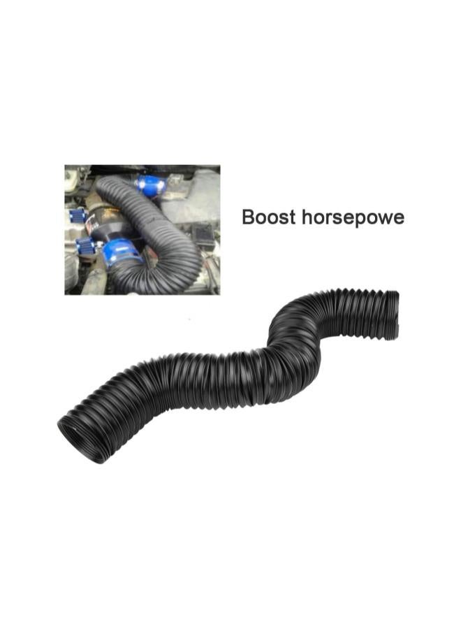 Beauenty Air Duct Hose, 3 76mm Car Cold Air Turbo Intake Pipe with Adjustable Flexible Height for Universal Vehicles SUV  - Image 3