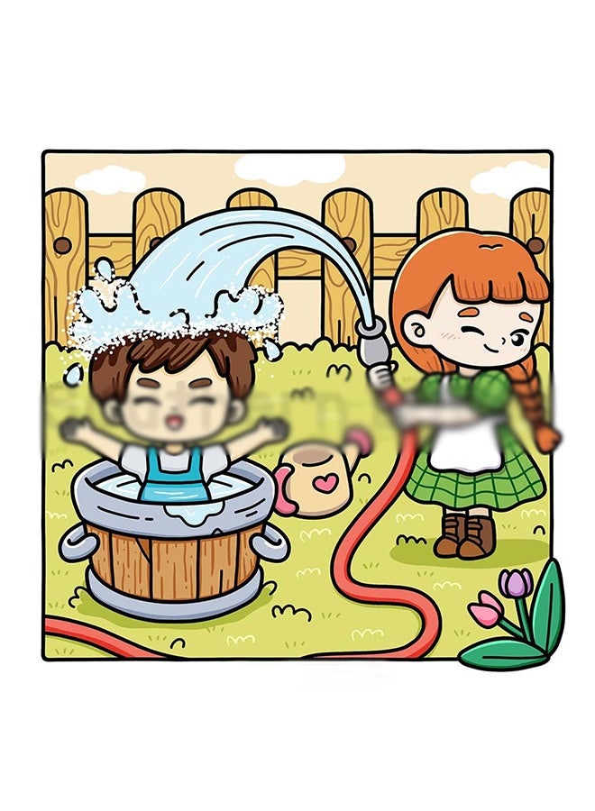 يونيك أجواء الكوخ: كتاب تلوين للبالغين والمراهقين - تصاميم سهلة لأكواخ لطيفة، وزوايا قرية، ولحظات عائلية مريحة لتخفيف التوتر (تلوين لطيف وسهل) - Image 4