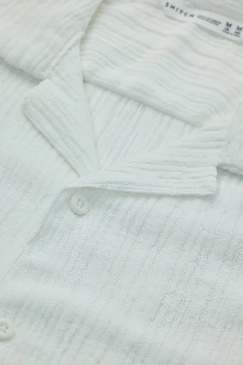 SNITCH White Box Fit Stretch Shirt