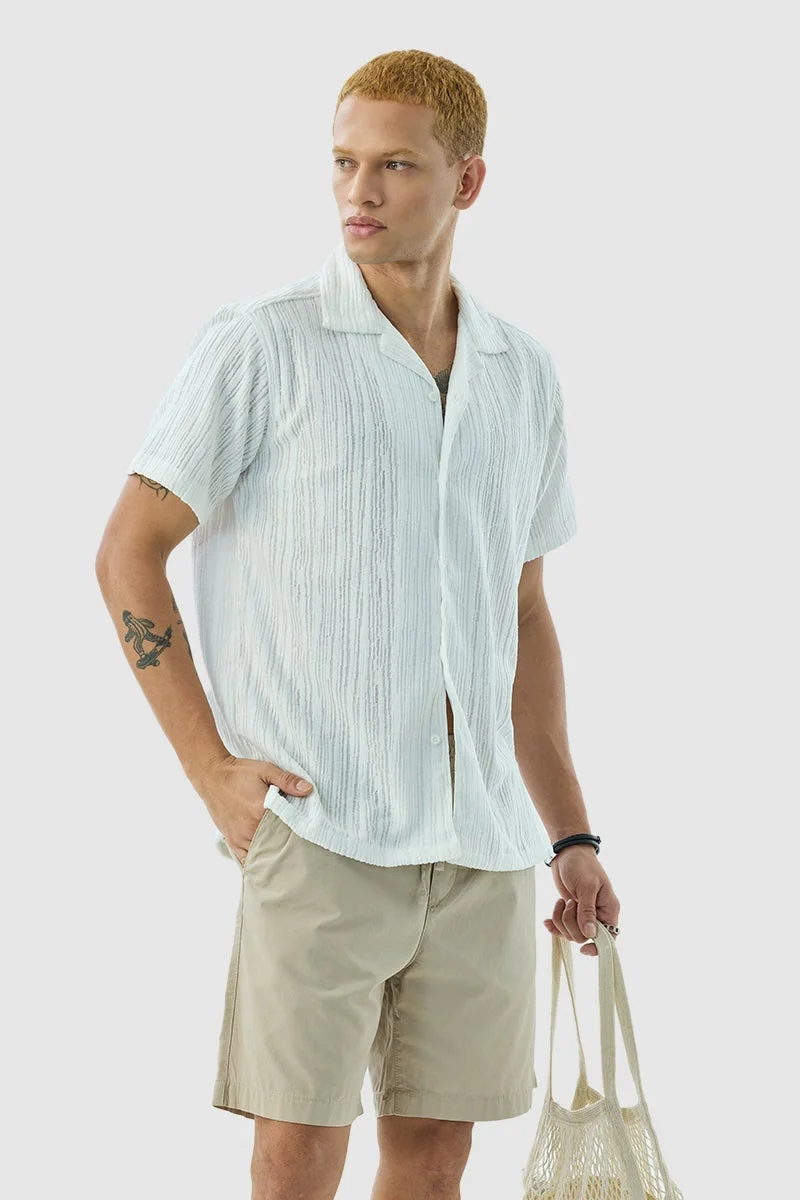 SNITCH White Box Fit Stretch Shirt
