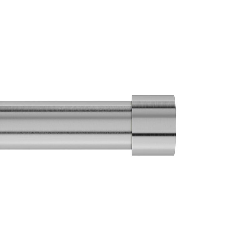 UMBRA Umbra Cappa Curtain Rod Includes 2 Matching Finials Brackets  Hardware 120 to 180Inches Nickel 