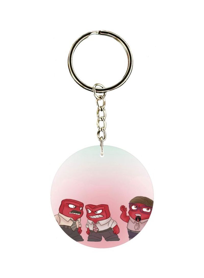 Cartoon Character Printed Keychain