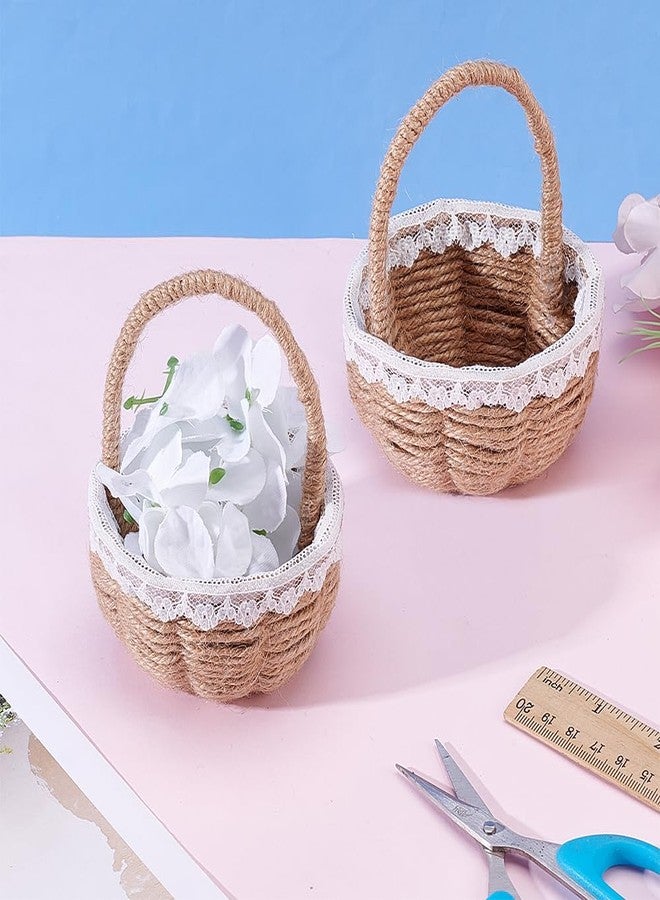 FREEBLOSS 6 Set DIY Woven Basket Making Kit for Beginners Wicker Basket Weaving Supplies Multifunctional Hand-Woven Storage Box for Easter Decor - Image 5