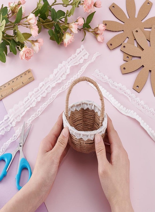 FREEBLOSS 6 Set DIY Woven Basket Making Kit for Beginners Wicker Basket Weaving Supplies Multifunctional Hand-Woven Storage Box for Easter Decor - Image 4
