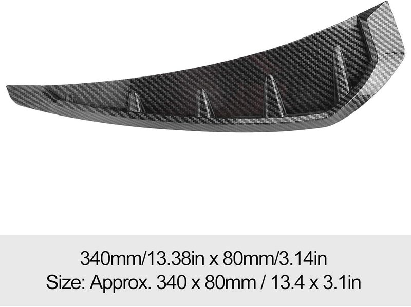 Universal Car Vent Cover - Enhanced Airflow & Black Carbon Pattern for Performance Enthusiasts - Image 2