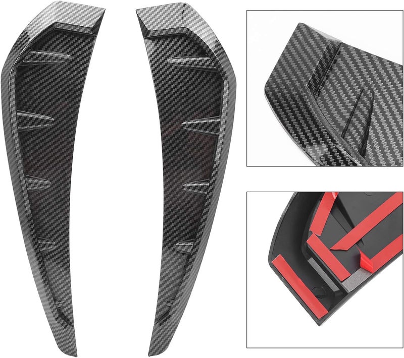 Universal Car Vent Cover - Enhanced Airflow & Black Carbon Pattern for Performance Enthusiasts - Image 5