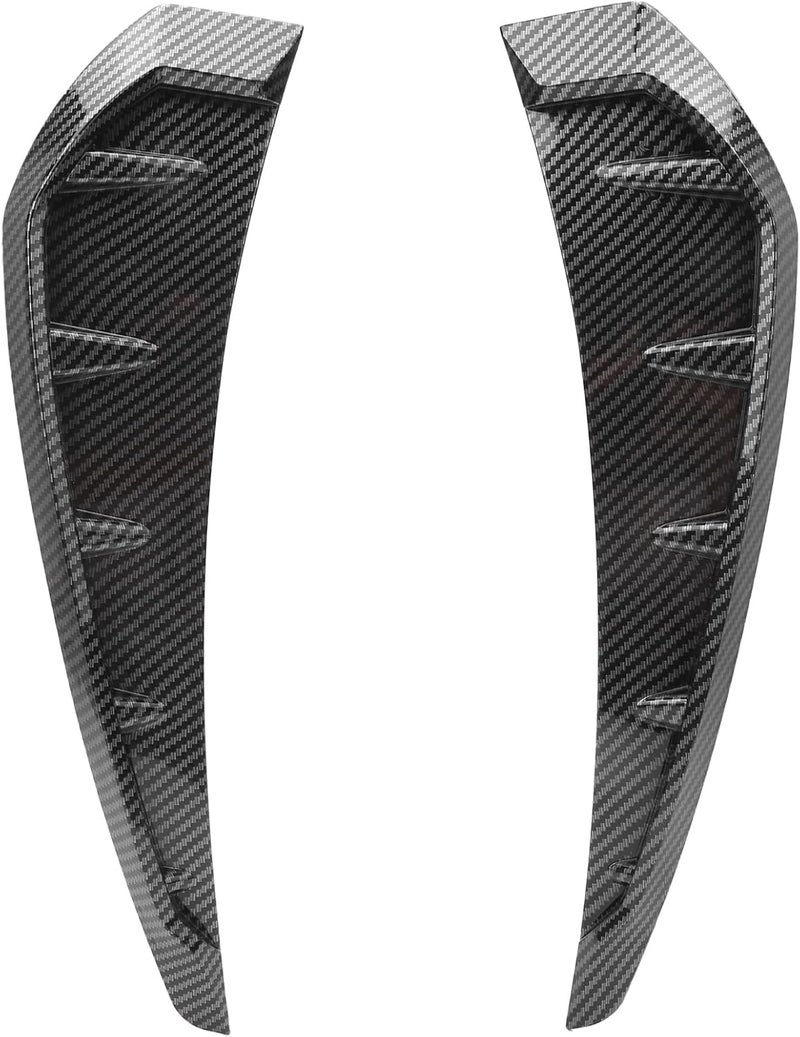 Universal Car Vent Cover - Enhanced Airflow & Black Carbon Pattern for Performance Enthusiasts - Image 1