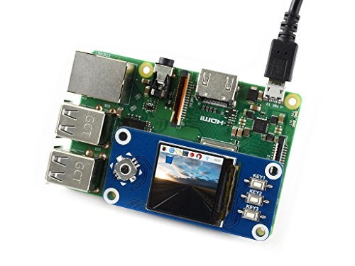 waveshare 1.3inch LCD Display HAT for Raspberry Pi 4B/3B+/3B/2B/Zero/Zero W/Zero WH, IPS Screen 240x240 Pixels RGB, 65K Display Color with Embedded Controller Communicating via SPI Interface - Image 3