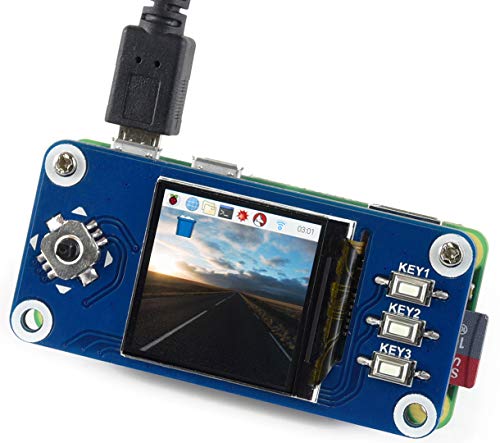 waveshare 1.3inch LCD Display HAT for Raspberry Pi 4B/3B+/3B/2B/Zero/Zero W/Zero WH, IPS Screen 240x240 Pixels RGB, 65K Display Color with Embedded Controller Communicating via SPI Interface - Image 2