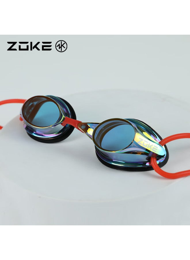 Zoke Kids نظارات السباحة المطلية بالكهرباء مقاومة للماء مضادة للضباب طلاء عالي الوضوح نظارات السباحة التدريبية 622501211-7 - Image 3
