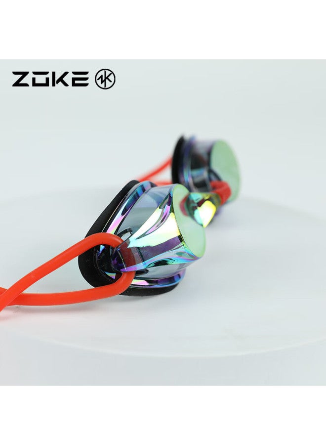 Zoke Kids نظارات السباحة المطلية بالكهرباء مقاومة للماء مضادة للضباب طلاء عالي الوضوح نظارات السباحة التدريبية 622501211-7 - Image 4