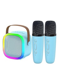 DIGI CORE Mini Karaoke Machine Portable Speaker Bluetooth Karaoke Speaker With Dual Wireless Mic For Kids And Adults Mini Wireless Speaker With Light For Indoor And Outdoor Party And Birthday Bluetooth Speaker  - Image 1