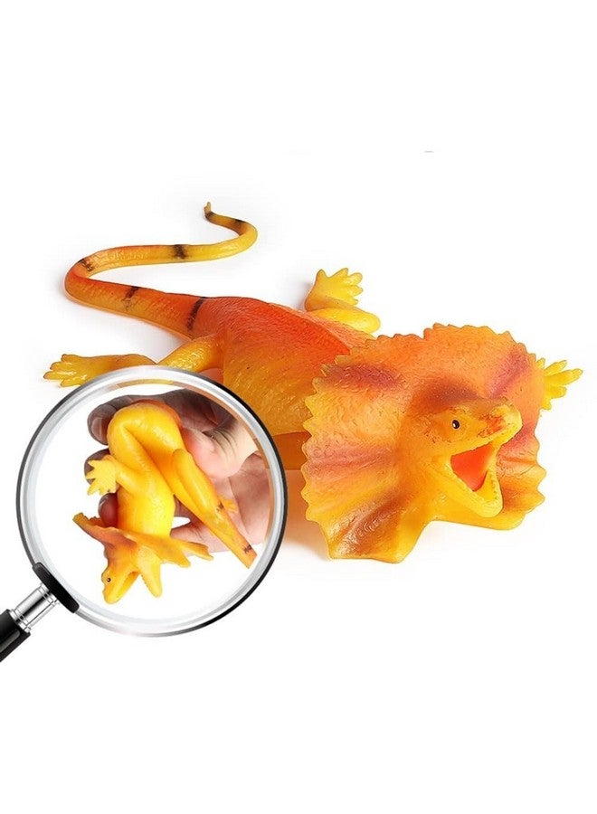 SUPER TOY Reptile Toy for Kids Realistic Gecko Lizard Figurine Rubber Animal Cold Blooded Lifelike Soft Prank Toys Educational Gift Boys Girls - Image 2