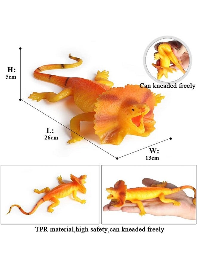 SUPER TOY Reptile Toy for Kids Realistic Gecko Lizard Figurine Rubber Animal Cold Blooded Lifelike Soft Prank Toys Educational Gift Boys Girls - Image 5