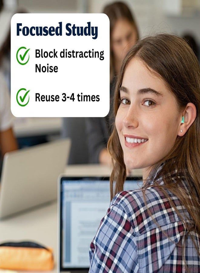 Thriwell Comfort ear plugs for noise cancellation for Sleep, Noise reduction for snoring, Ear plugs for sleeping, studying, flight travel, Blocker earplug for adults, kids and side sleeper (Pack of 6 Pairs - Image 5