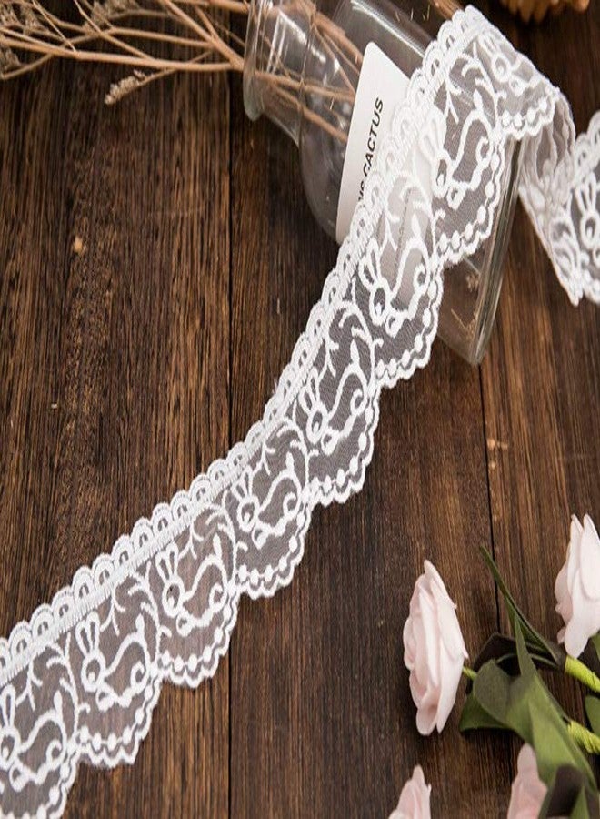 Sourcemall Lace Trim Ribbon, Delicate Rabbit-Like Ribbon for Wedding/Bridal Decoration, DIY Craft Sewing, Home Decoration, 15 Yards - Image 5