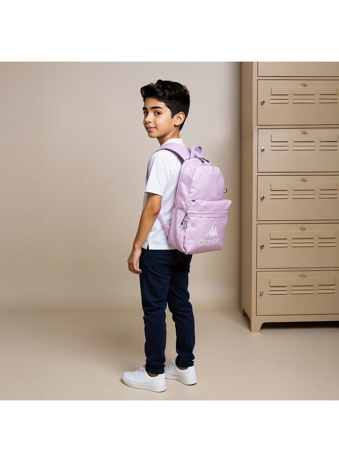 Kappa Logo Print Backpack with Lunch Bag and Pencil Case set - Image 3