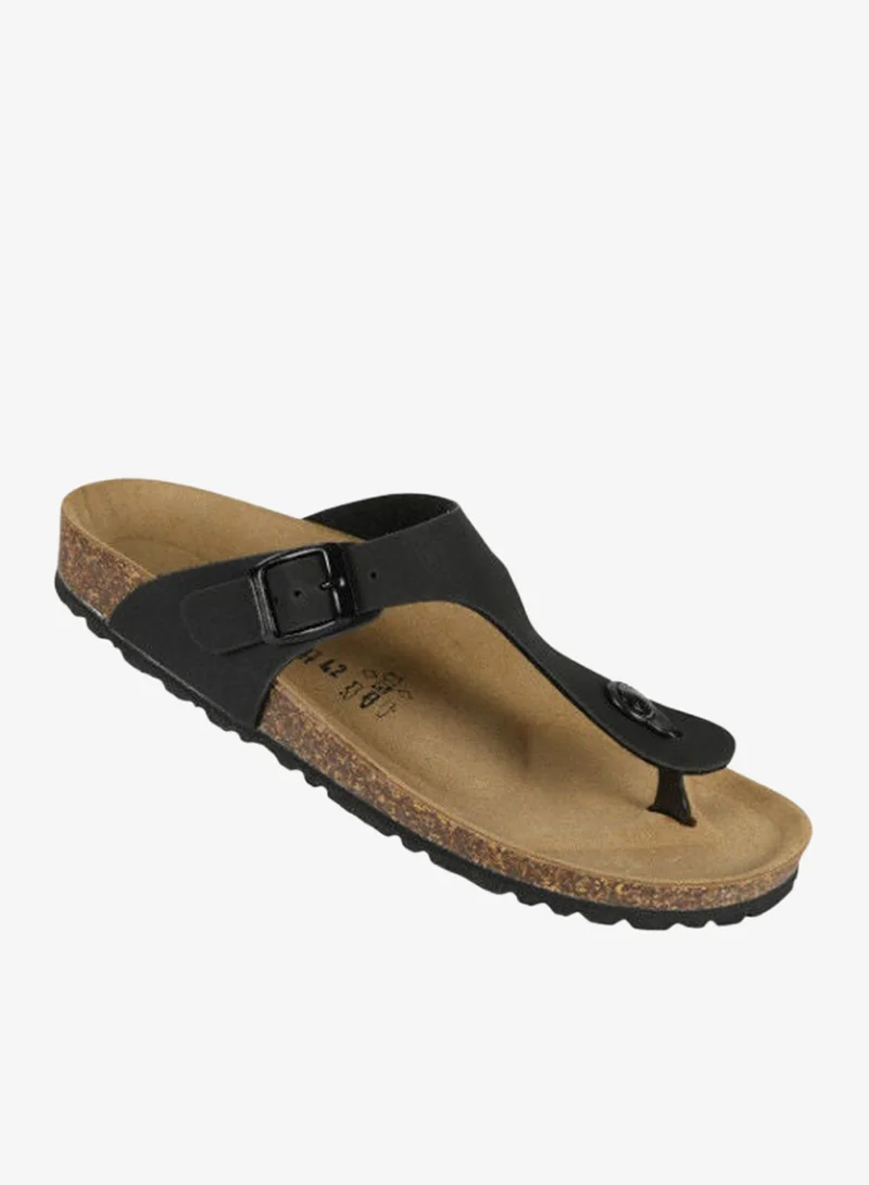 Biochic Mens Slim Thong Sandals 012-389 1830ST-Black