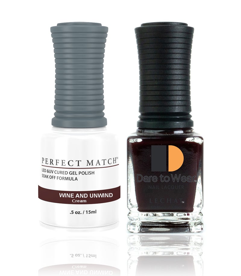 Lechat Perfect Match Gel Nail Polish Wine and Unwind Evening Soirée PMS264
