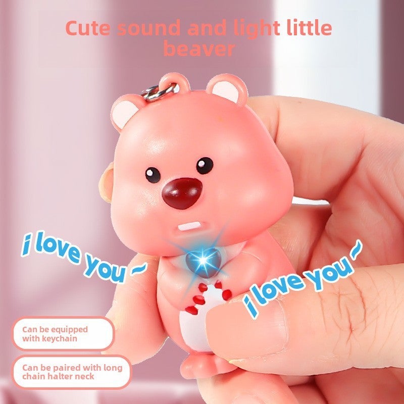 Glowing LED Toy: High-Quality Plastic, Interactive Multi-Use Plaything - Intellectual Development Tool, Sea Fox Keychain for Young Adults 15-35 Years Old - Image 2