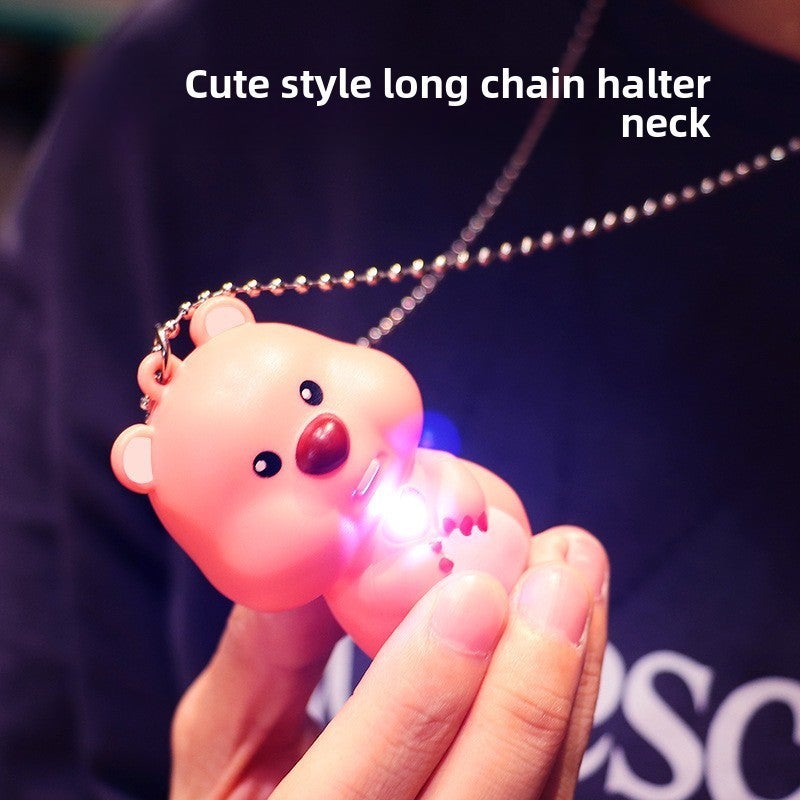Glowing LED Toy: High-Quality Plastic, Interactive Multi-Use Plaything - Intellectual Development Tool, Sea Fox Keychain for Young Adults 15-35 Years Old - Image 4