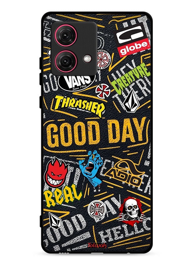 Tolwak Motorola Moto G84 5G Protective Case Cover Good Day  - Image 1