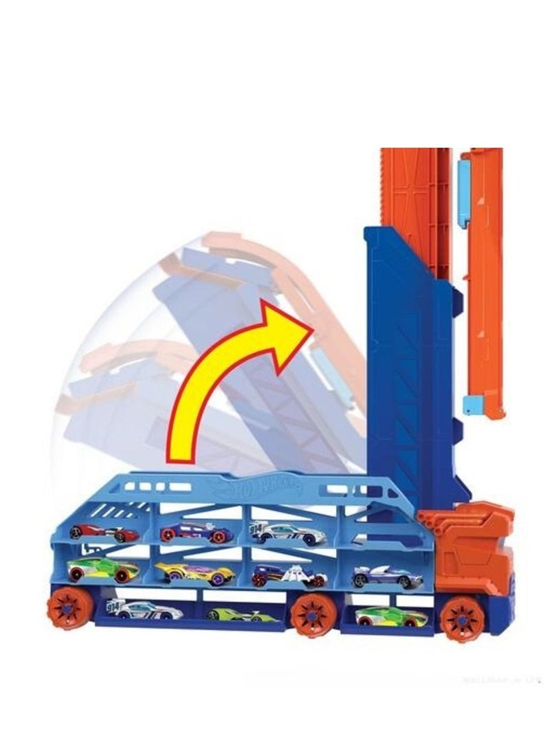 Hot Wheels City Speed Drop Transport Hauler  - Image 2