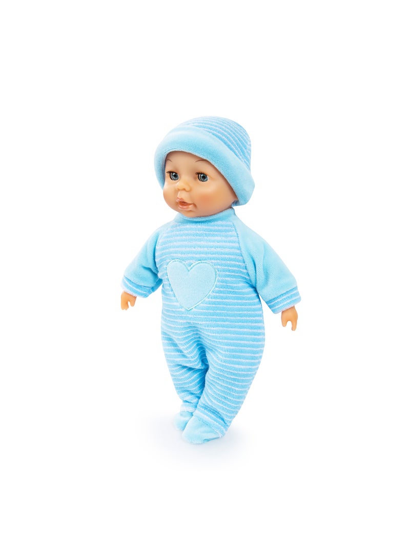 Bayer Design 92802AU My First Baby doll, soft body, with closing eyes, blue, 11 inch - Image 3
